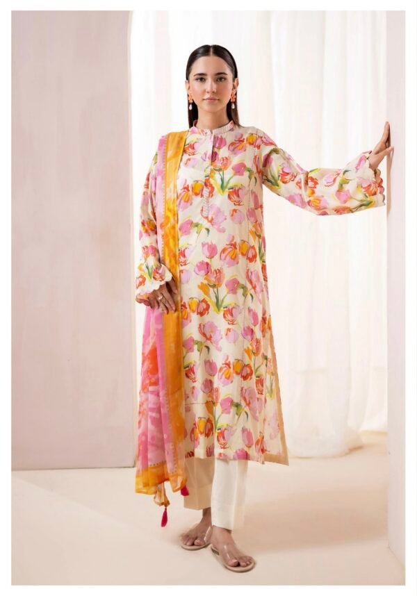 Floreena by Gull Jee - UNSTITCHED 3 PIECE COLLECTION VOL-01 / EDIT'25 - A07