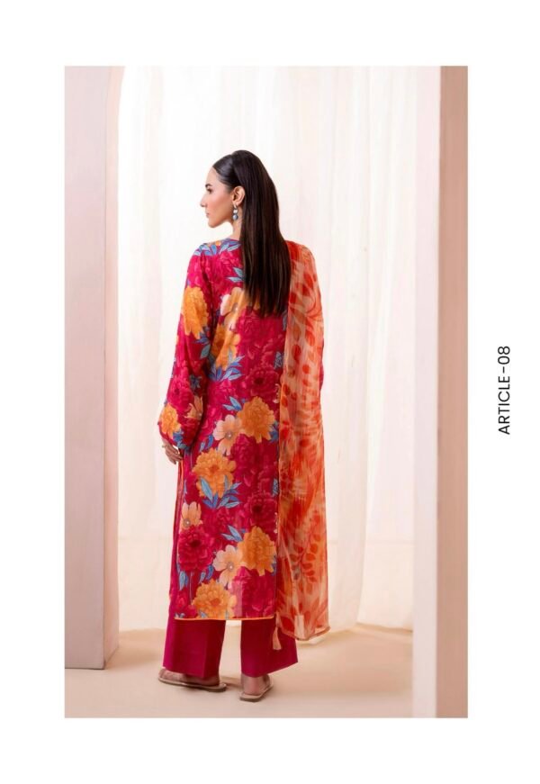 Floreena by Gull Jee - UNSTITCHED 3 PIECE COLLECTION VOL-01 / EDIT'25 - A08 - Image 2