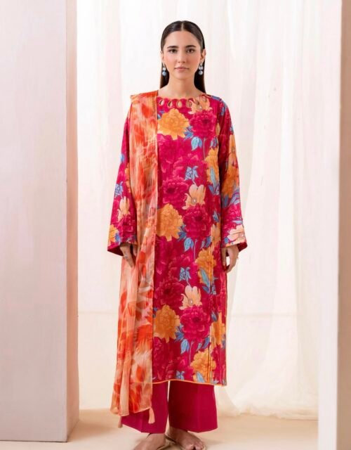 Floreena by Gull Jee - UNSTITCHED 3 PIECE COLLECTION VOL-01 / EDIT'25 - A08