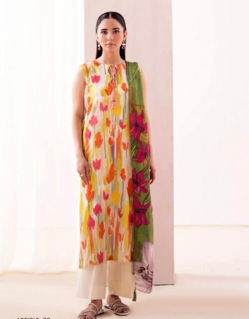 Floreena by Gull Jee - UNSTITCHED 3 PIECE COLLECTION VOL-01 / EDIT'25 - A09