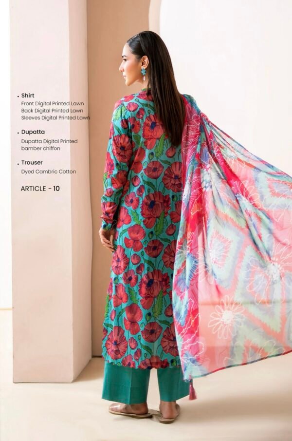 Floreena by Gull Jee - UNSTITCHED 3 PIECE COLLECTION VOL-01 / EDIT'25 - A10 - Image 2