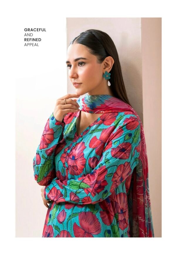 Floreena by Gull Jee - UNSTITCHED 3 PIECE COLLECTION VOL-01 / EDIT'25 - A10 - Image 3