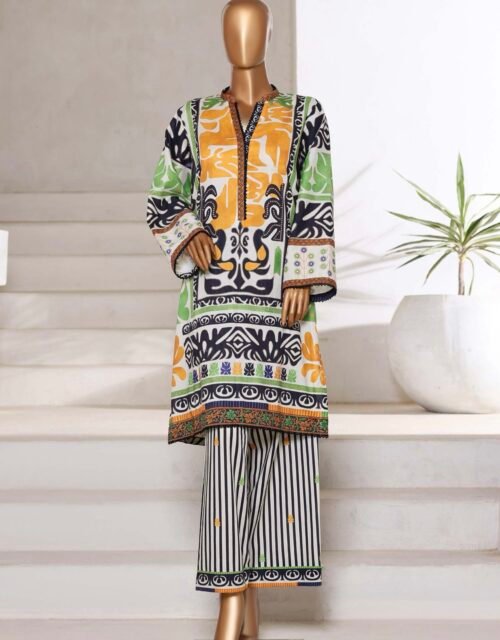 Bin Saeed Exclusive Cotton Co Ords Collection (SHIRT & TROUSER) - Design 01
