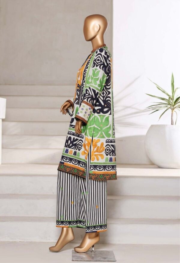 Bin Saeed Exclusive Cotton Co Ords Collection (SHIRT & TROUSER) - Design 01 - Image 2