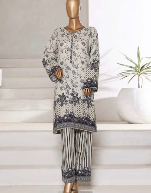 Bin Saeed Exclusive Cotton Co Ords Collection (SHIRT & TROUSER) - Design 03