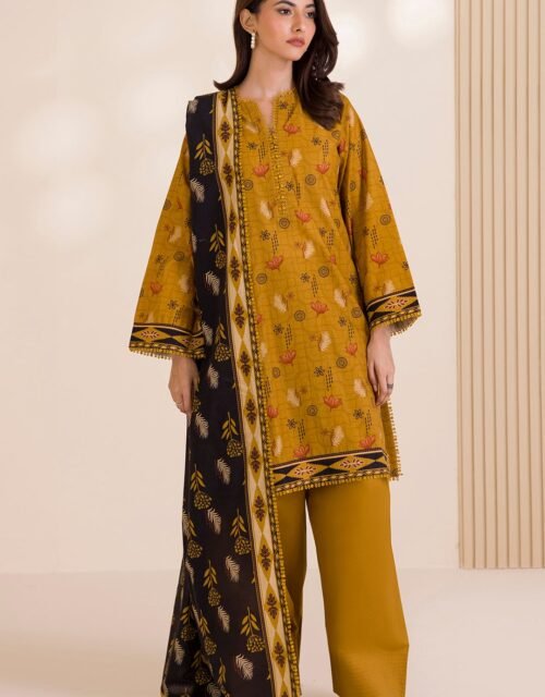 Zellbury Unstitched 3 Piece Printed Cotton Collection  - D134 (WUC25X30032)