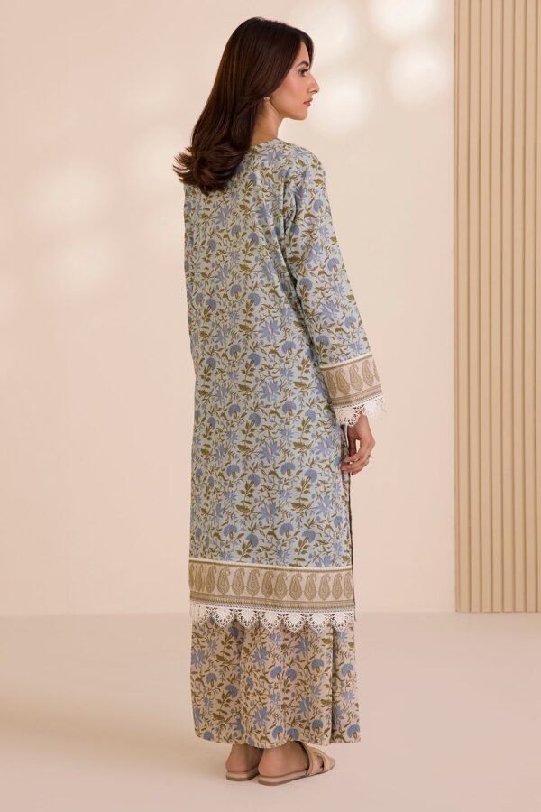 Zellbury Unstitched 2 Piece Embroidered Shirt Shalwar Cotton Collection'2025 - D25 (WUC25E20015) - Image 2