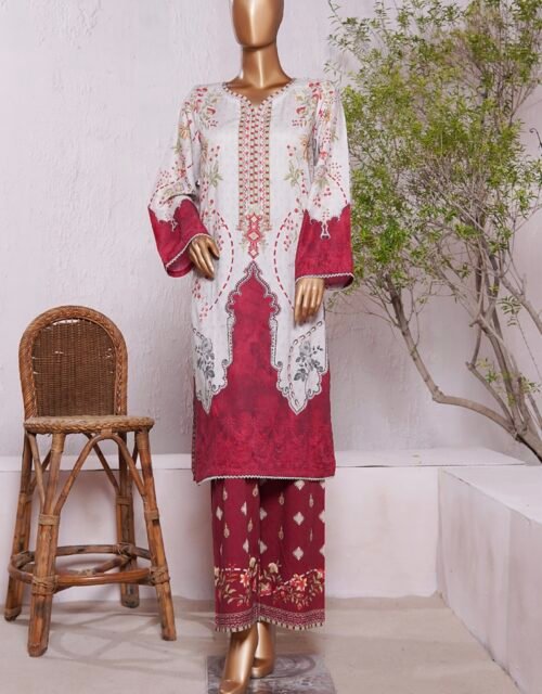 Bin Saeed Exclusive Cotton Co Ords Collection (SHIRT & TROUSER) - Design 12