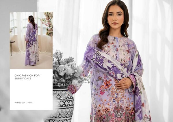 SOFIA by Gull Jee – UNSTITCHED 3 PIECE EDIT’25 – Article 03 - Image 2