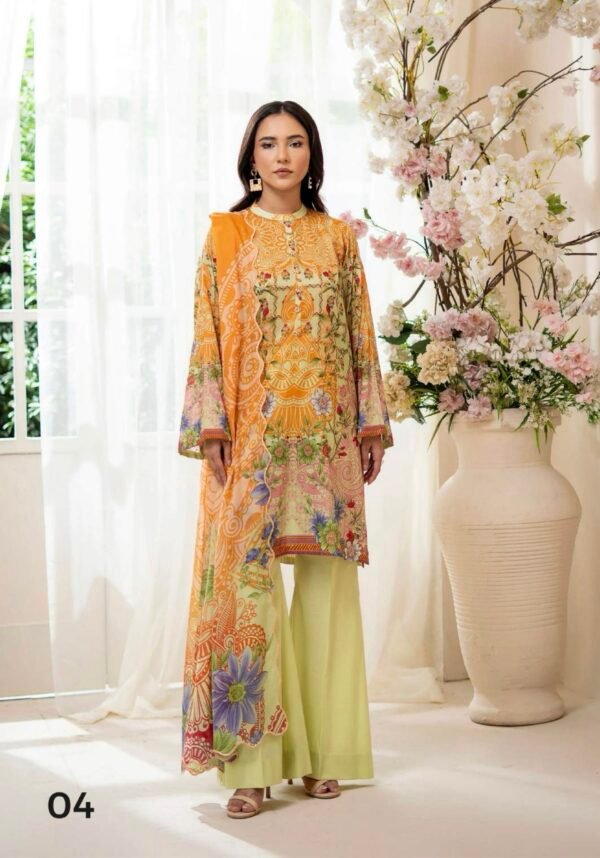 SOFIA by Gull Jee – UNSTITCHED 3 PIECE EDIT’25 – Article 04