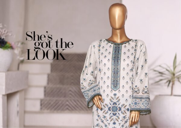 Bin Saeed Exclusive Cotton Co Ords Collection (SHIRT & TROUSER) - Design 14 - Image 3