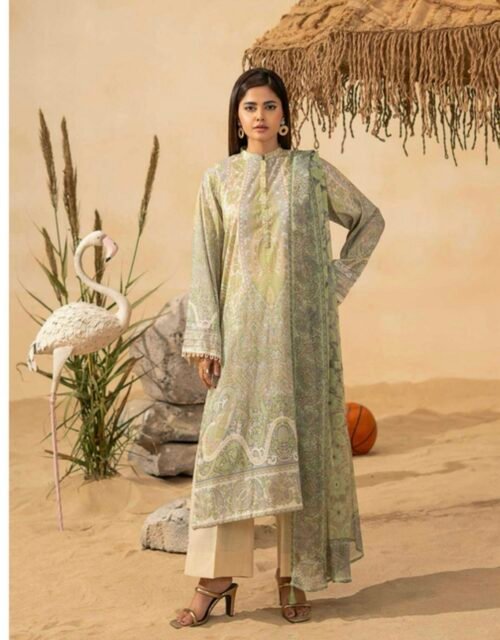 EZURE by Gull Jee - UNSTITCHED 3 PIECE LUXURY PRINTED LAWN COLLECTION - A01