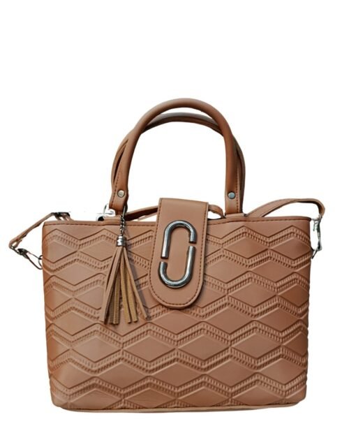 Camel Brown Handbag for Women – Stylish Shoulder & Crossbody Bag with Tassel Charm