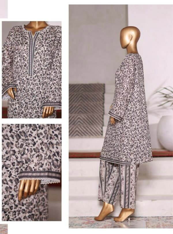 Bin Saeed Exclusive Cotton Co Ords Collection (SHIRT & TROUSER) - Design 15 - Image 2