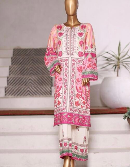 Bin Saeed Exclusive Cotton Co Ords Collection (SHIRT & TROUSER) - Design 18