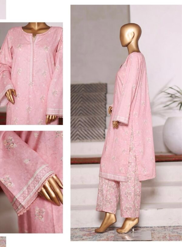 Bin Saeed Exclusive Cotton Co Ords Collection (SHIRT & TROUSER) - Design 19 - Image 2