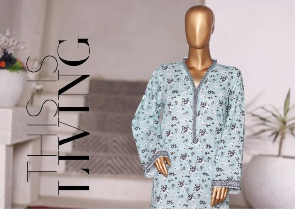 Bin Saeed Exclusive Cotton Co Ords Collection (SHIRT & TROUSER) - Design 20 - Image 3