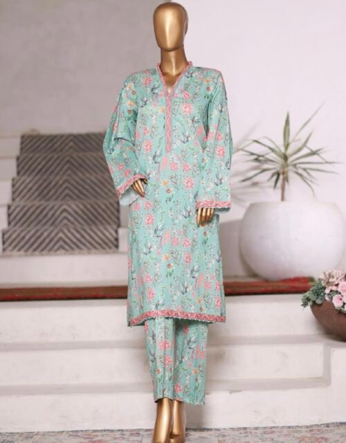 Bin Saeed Exclusive Cotton Co Ords Collection (SHIRT & TROUSER) - Design 21
