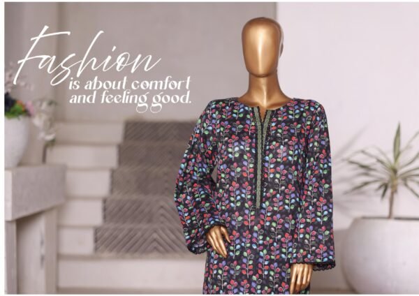 Bin Saeed Exclusive Cotton Co Ords Collection (SHIRT & TROUSER) - Design 24 - Image 3
