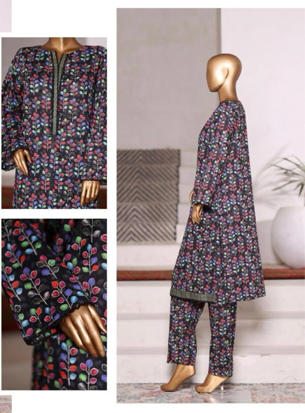 Bin Saeed Exclusive Cotton Co Ords Collection (SHIRT & TROUSER) - Design 24 - Image 2