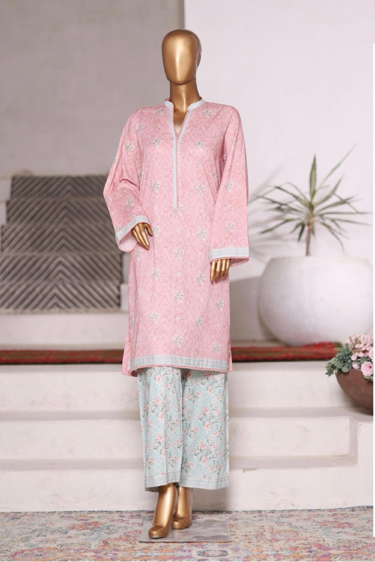 Bin Saeed Exclusive Cotton Co Ords Collection (SHIRT & TROUSER) - Design 25