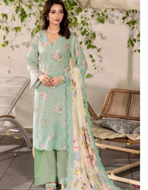 SAHIBA By ELAYA PRINTS - Luxury Unstitched Printed Embroidered Collection - Ariticle 02