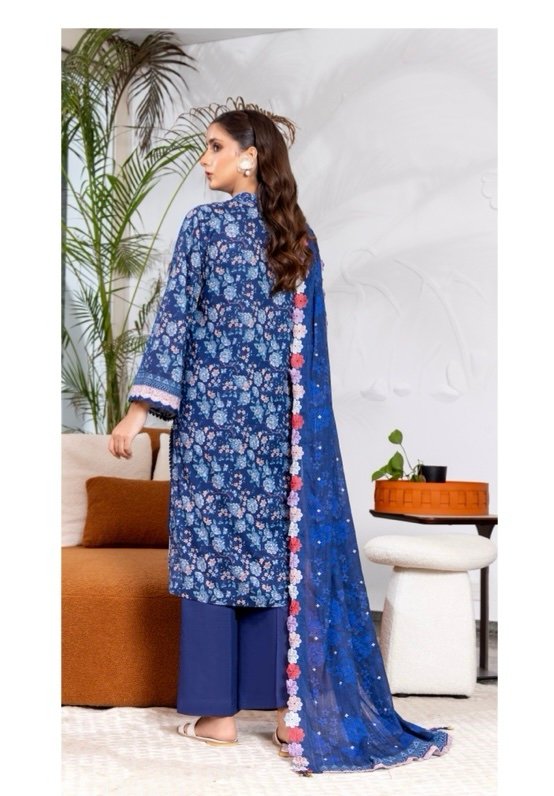 NOOR By ELAYA PRINTS - Luxury Unstitched Printed Embroidered Collection - Ariticle 02 - Image 2