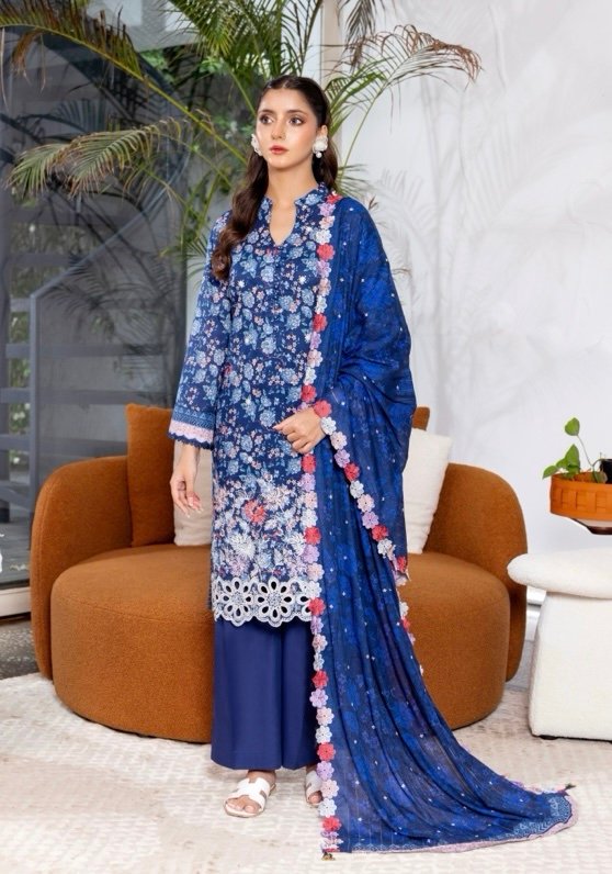 NOOR By ELAYA PRINTS - Luxury Unstitched Printed Embroidered Collection - Ariticle 02