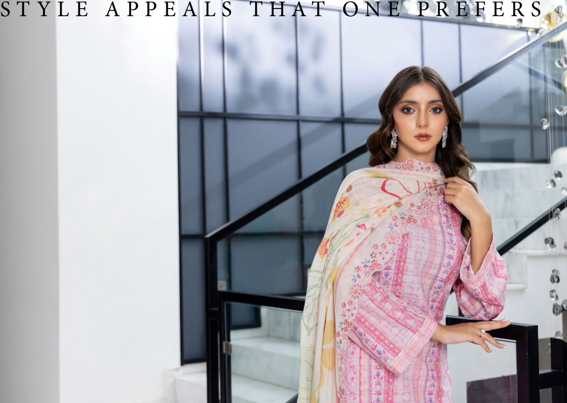 NOOR By ELAYA PRINTS - Luxury Unstitched Printed Embroidered Collection - Ariticle 04 - Image 4