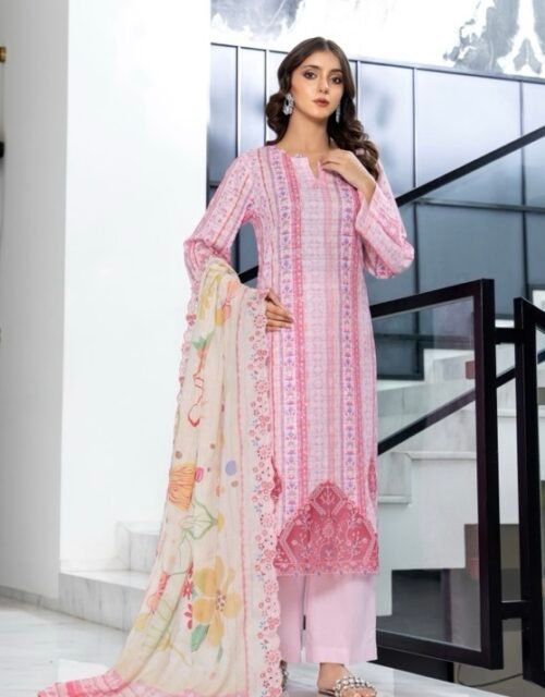 NOOR By ELAYA PRINTS - Luxury Unstitched Printed Embroidered Collection - Ariticle 04