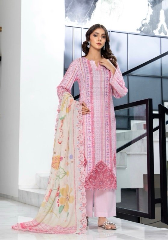 NOOR By ELAYA PRINTS - Luxury Unstitched Printed Embroidered Collection - Ariticle 04