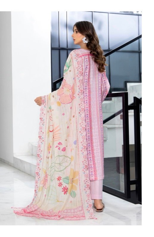 NOOR By ELAYA PRINTS - Luxury Unstitched Printed Embroidered Collection - Ariticle 04 - Image 2