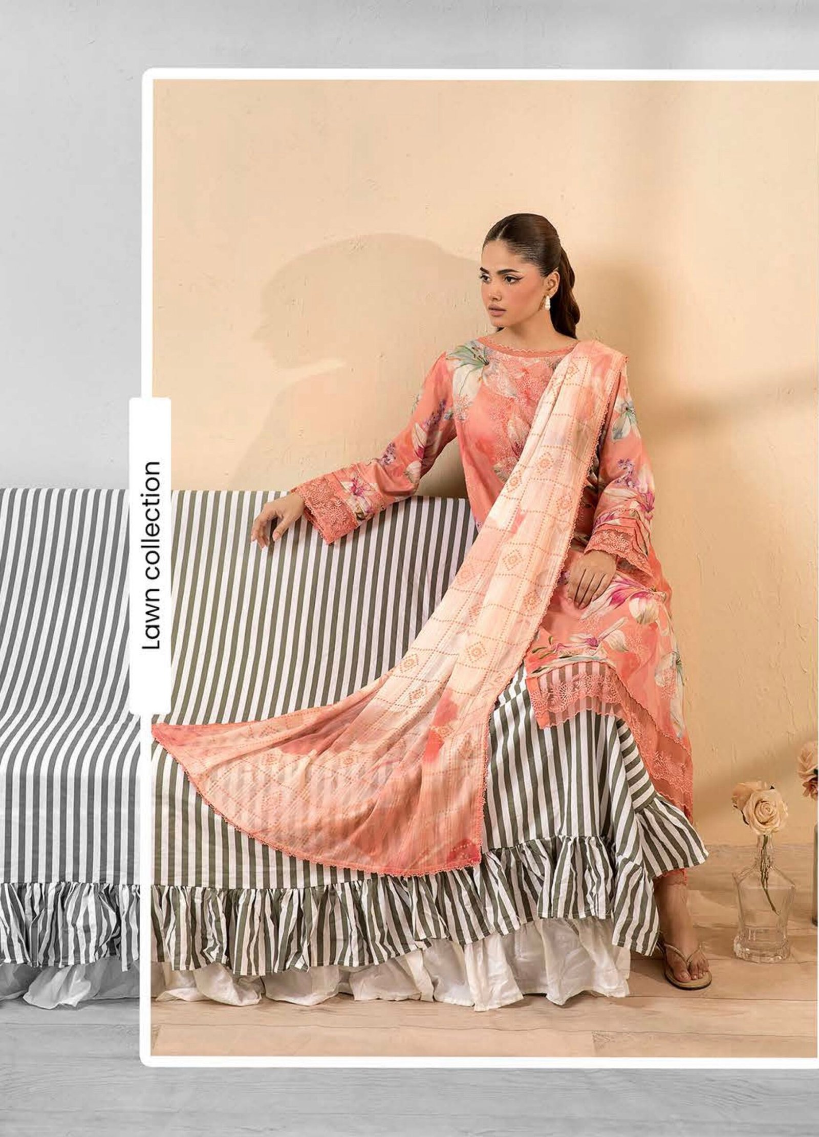 GULJEENA by Gull Jee - Unstitched 3-Piece Premium Embroidered Collection - A02 - Image 2