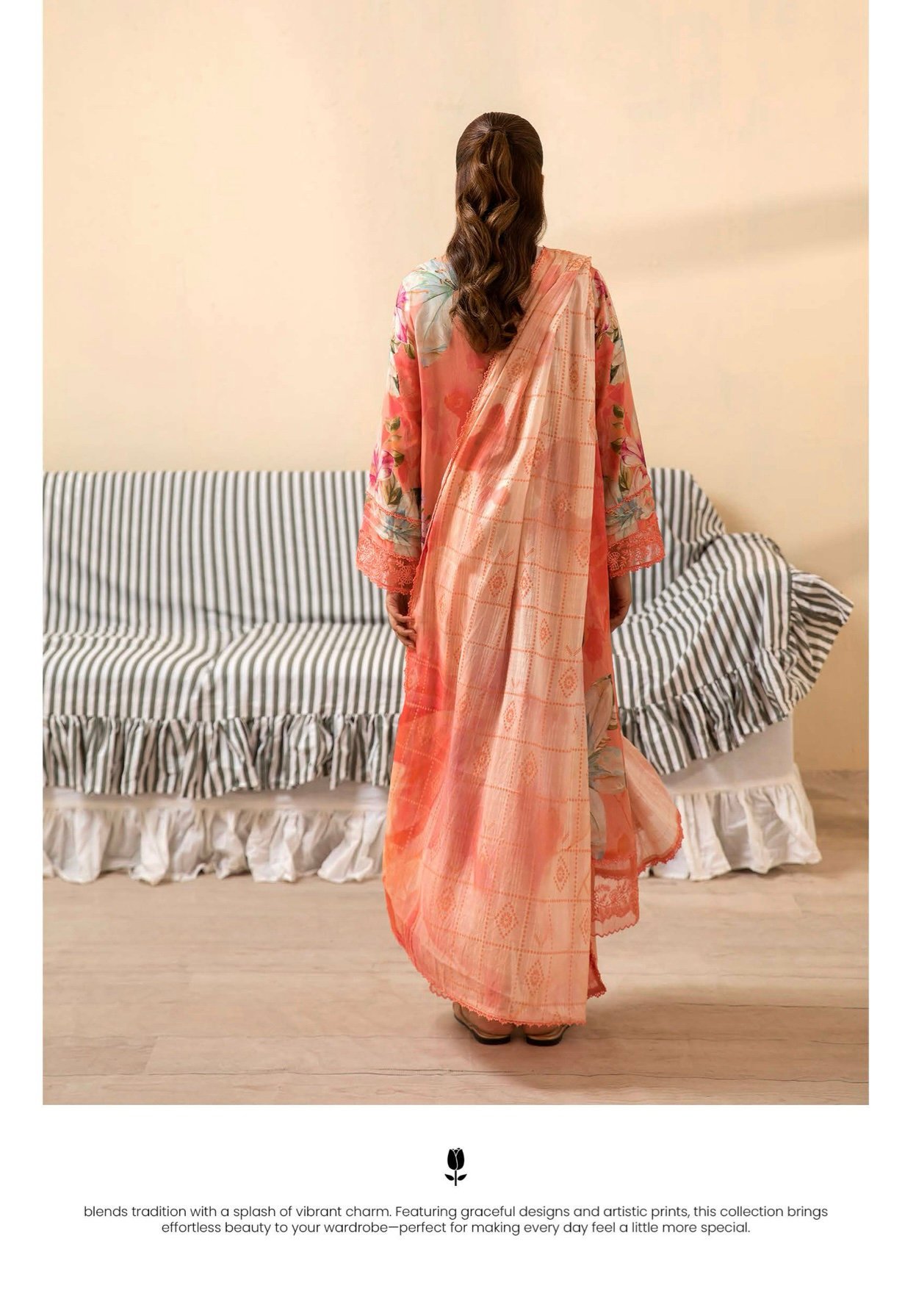 GULJEENA by Gull Jee - Unstitched 3-Piece Premium Embroidered Collection - A02 - Image 3