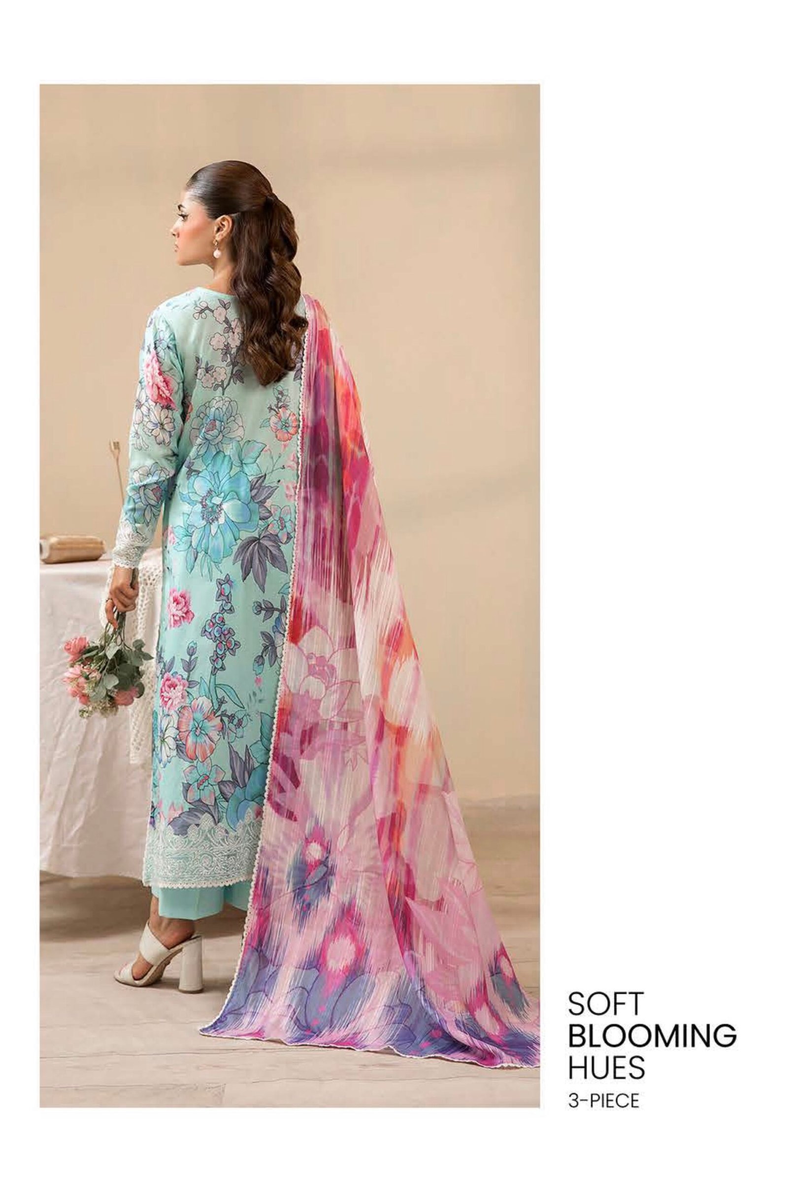 GULJEENA by Gull Jee - Unstitched 3-Piece Premium Embroidered Collection - A04 - Image 2