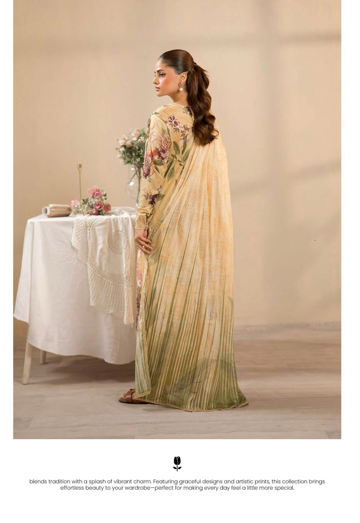 GULJEENA by Gull Jee - Unstitched 3-Piece Premium Embroidered Collection - A05 - Image 3