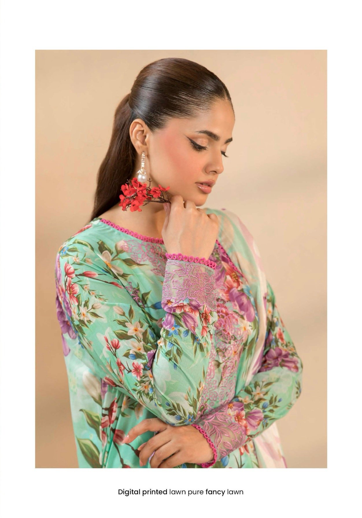 GULJEENA by Gull Jee - Unstitched 3-Piece Premium Embroidered Collection - A07 - Image 2