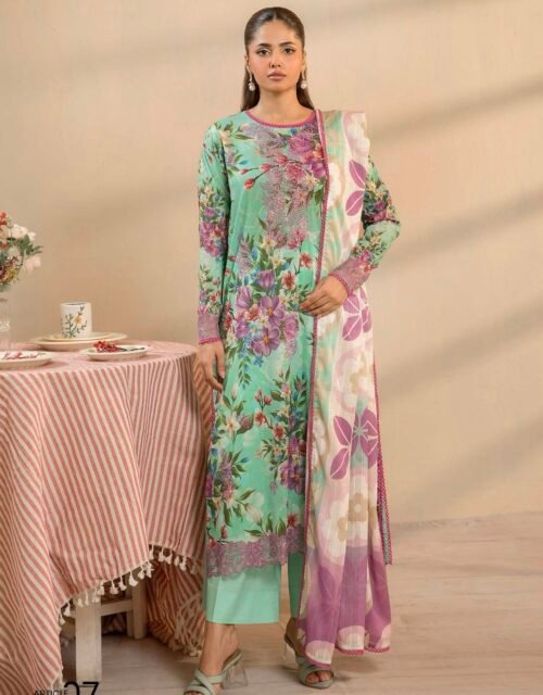 GULJEENA by Gull Jee - Unstitched 3-Piece Premium Embroidered Collection - A07
