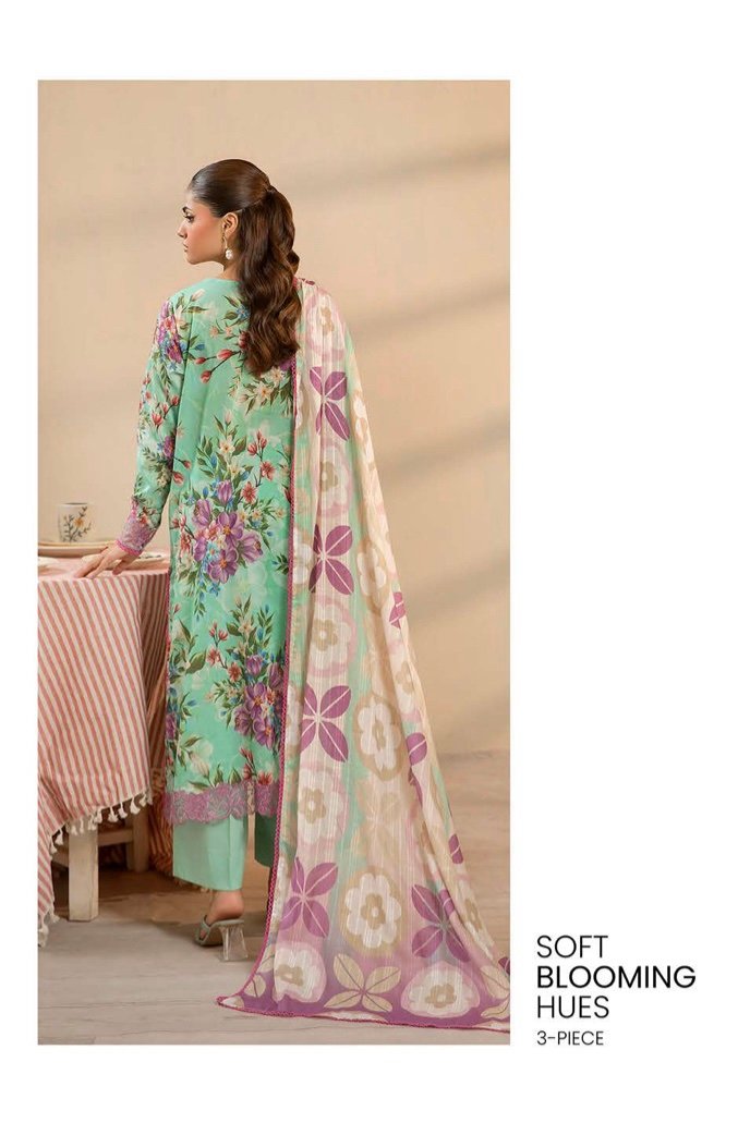 GULJEENA by Gull Jee - Unstitched 3-Piece Premium Embroidered Collection - A07 - Image 3
