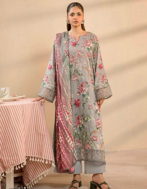 GULJEENA by Gull Jee - Unstitched 3-Piece Premium Embroidered Collection - A09