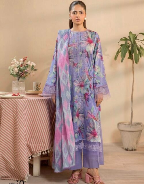 GULJEENA by Gull Jee - Unstitched 3-Piece Premium Embroidered Collection - A10