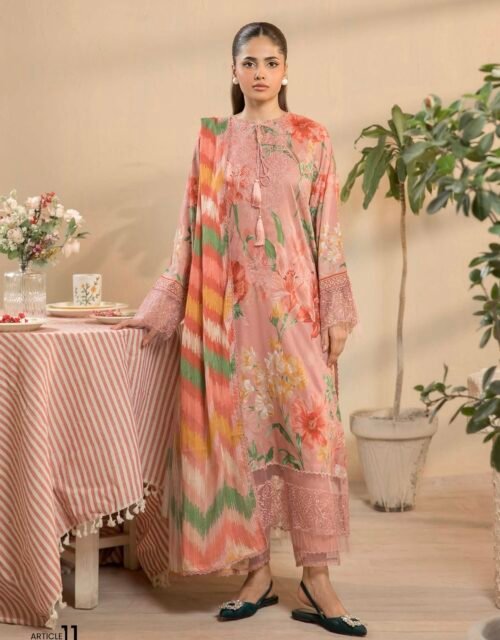 GULJEENA by Gull Jee - Unstitched 3-Piece Premium Embroidered Collection - A11