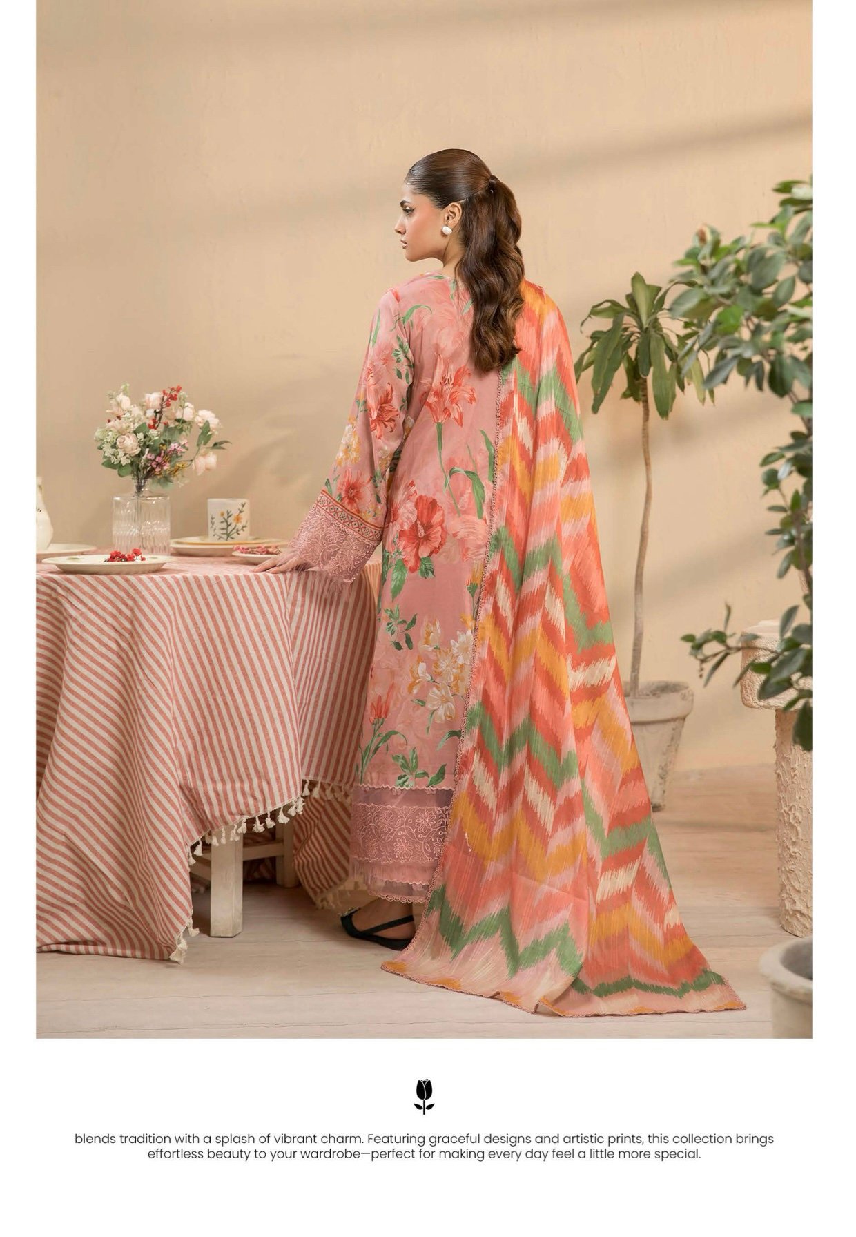 GULJEENA by Gull Jee - Unstitched 3-Piece Premium Embroidered Collection - A11 - Image 3