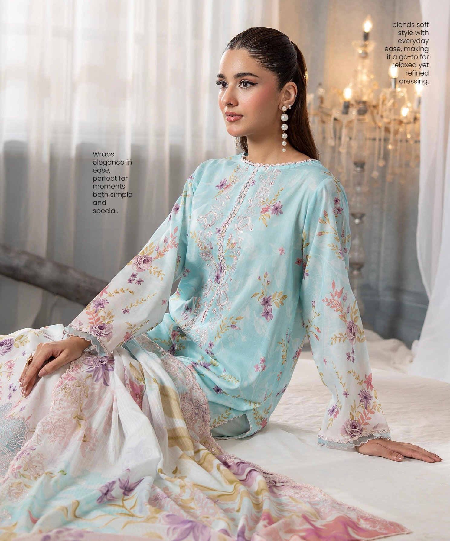 RANG E HAYA by GULL JEE – UNSTITCHED EXCLUSIVE EMBROIDERED LAWN COLLECTION VOL 4 – A2 - Image 3