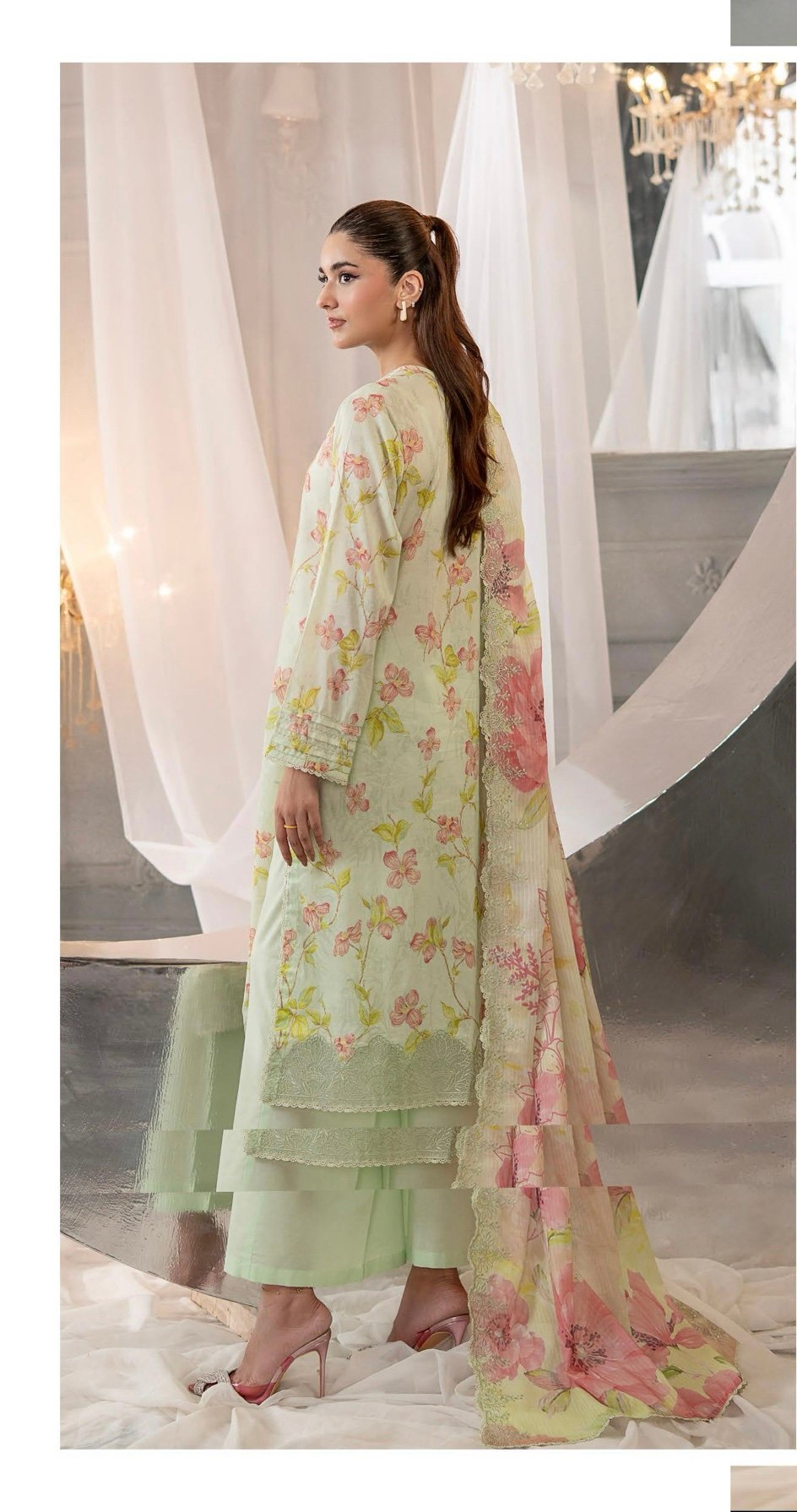RANG E HAYA by GULL JEE – UNSTITCHED EXCLUSIVE EMBROIDERED LAWN COLLECTION VOL 4 – A4 - Image 2