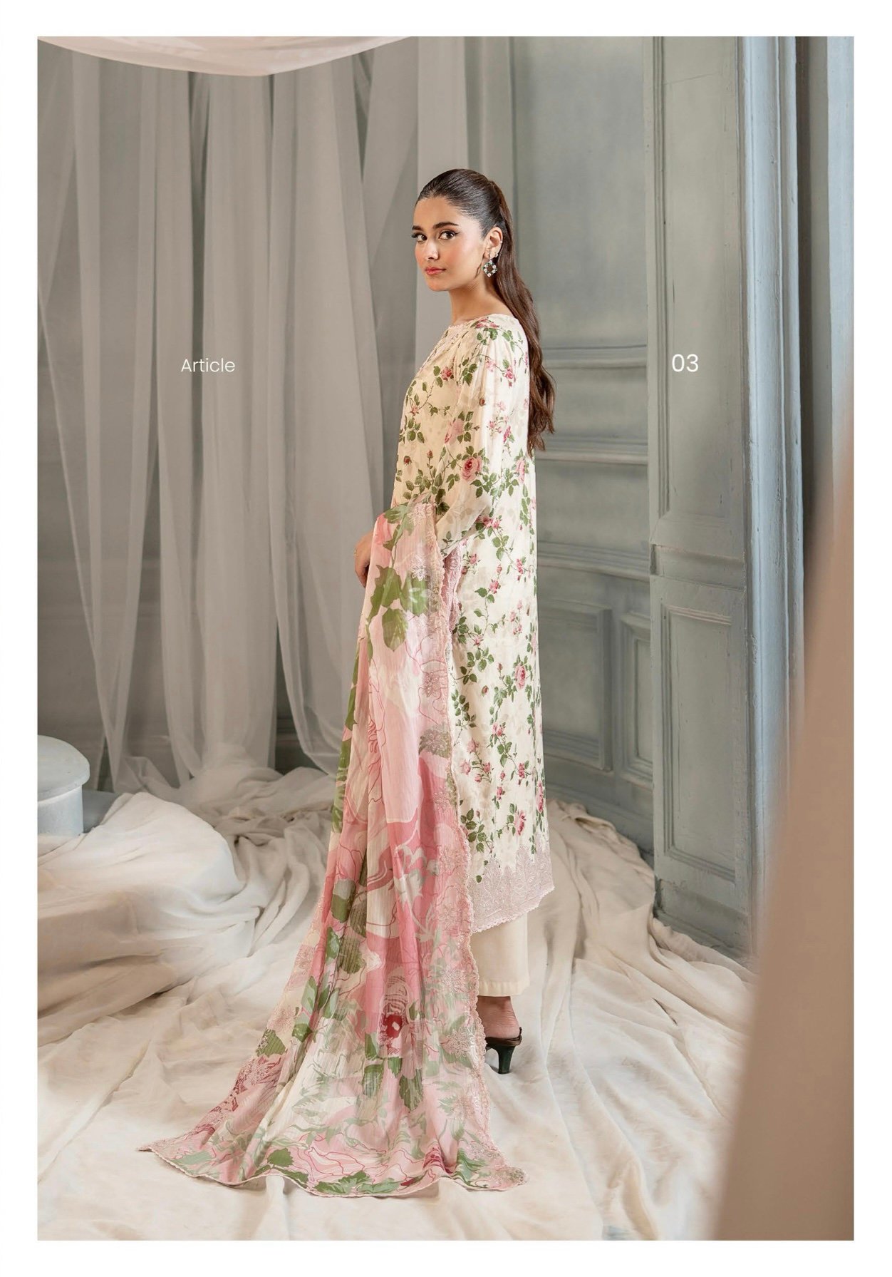 RANG E HAYA by GULL JEE – UNSTITCHED EXCLUSIVE EMBROIDERED LAWN COLLECTION VOL 4 – A5 - Image 2