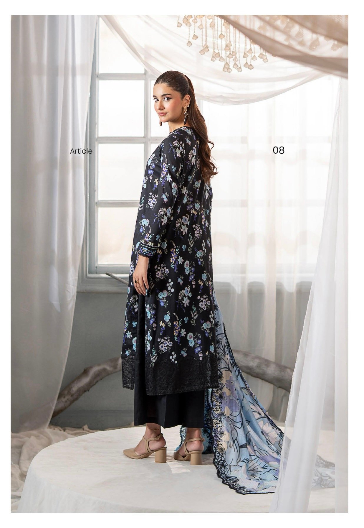 RANG E HAYA by GULL JEE – UNSTITCHED EXCLUSIVE EMBROIDERED LAWN COLLECTION VOL 4 – A8 - Image 2