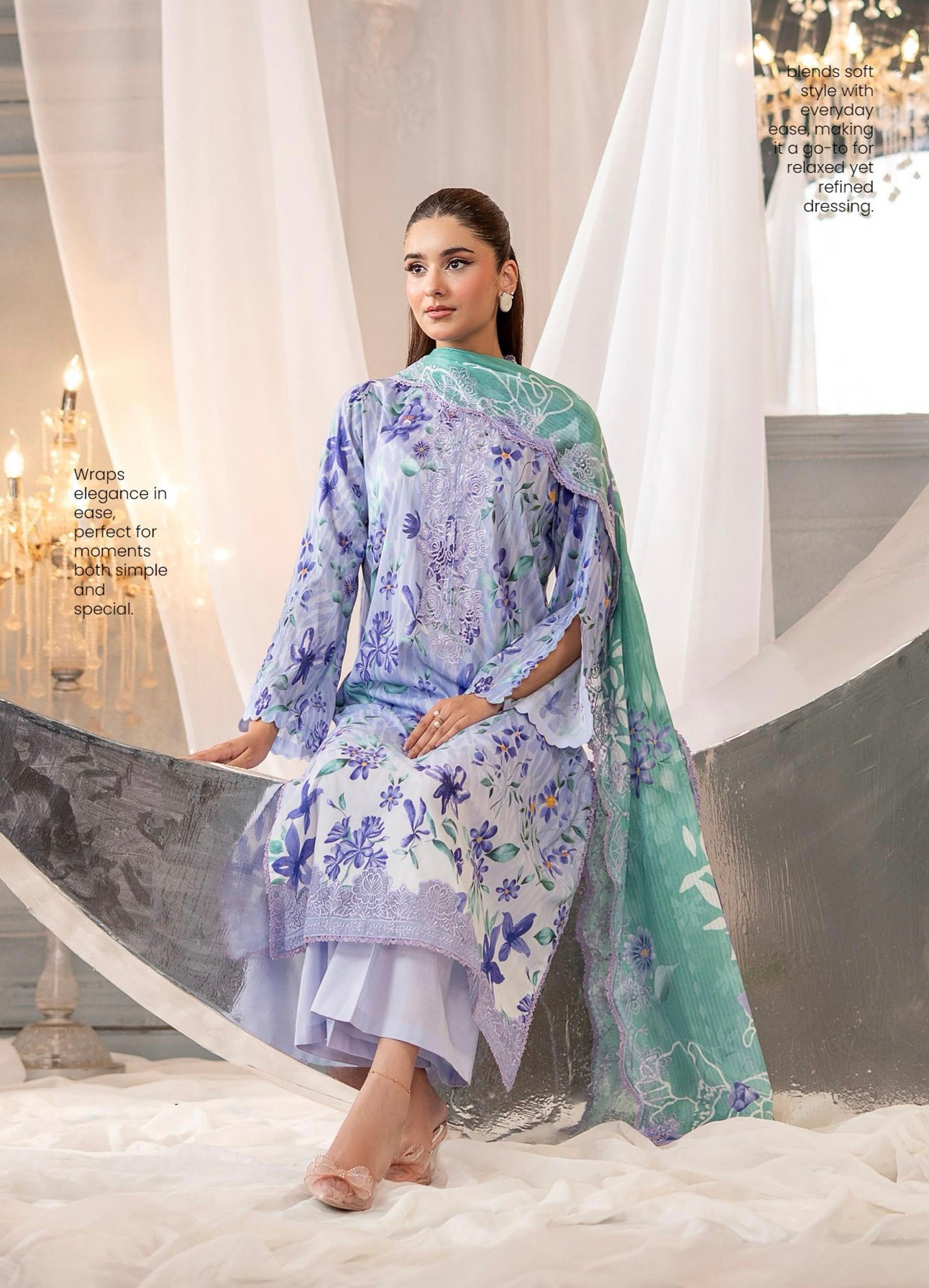 RANG E HAYA by GULL JEE – UNSTITCHED EXCLUSIVE EMBROIDERED LAWN COLLECTION VOL 4 – A11 - Image 3