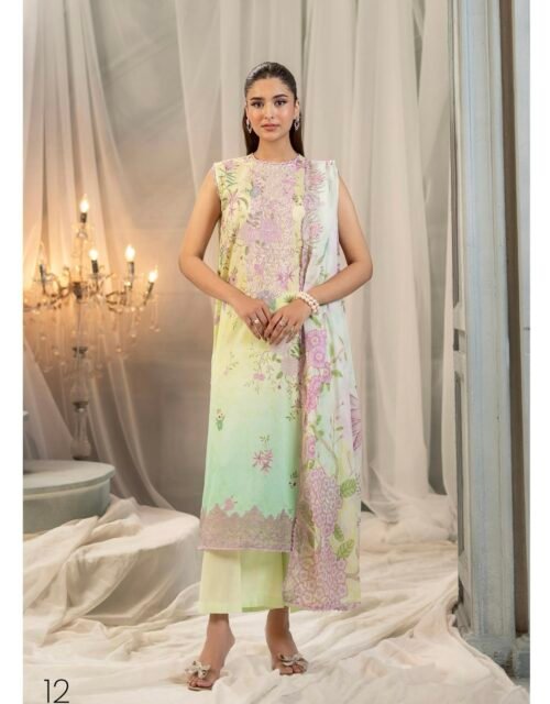 RANG E HAYA by GULL JEE – UNSTITCHED EXCLUSIVE EMBROIDERED LAWN COLLECTION VOL 4 – A12