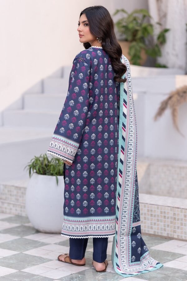 Zellbury Unstitched 2 Piece Printed Cotail Collection’2025 ( SHIRT DUPATTA)- D01 (WUW24X20587) - Image 2